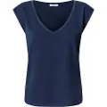 Pepe Jeans Pepe Jeanstil kvinder. PL506052 Lotti kortærmet marineblå T-shirt (S), Casual, Bomuld, Korte ærmer, Bæredygtig