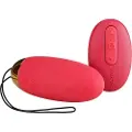 Svakom Elva - genopladeligt fjernbetjent vibrerende æg (rød)