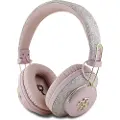 GUESS 4G Big Metal Logo ENC trådløse hovedtelefoner - Pink