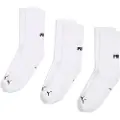 Puma Unisex Crew Socks 3 pack, Clothing, White, 35-38