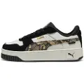 Puma Carina Street Snake Chic Sneakers Women, Shoes, Vapor Gray/Black/Gold, 35.5