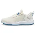 Puma Fusion Crush Sport Women's Golf Shoes, Shoes, Warm White/Blue Horizon, 40.5