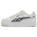 Puma Carina Street Snake Chic Sneakers Women, Shoes, White/Black/Alpine Snow, 38.5
