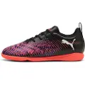 Puma FUTURE 8 PLAY IT Futsal Boots Youth, Shoes, Black/White/Glowing Red, 35.5