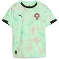Puma Portugal Women's Team 2025 Away Jersey Youth, Clothing, Fresh Mint/Black, 9-10Y