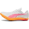 Puma Crossfox NITROâ¢ Elite Spikes, Shoes, White/Sun Stream/Sunset Glow, 46