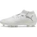 Puma FUTURE 8 ULTIMATE AG Football Boots Unisex, Shoes, White/Matte Silver, 44.5