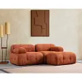 Atelier Del Sofa - Hjørnesofa Muffin 3-sædet - Orange - Sofaer med chaiselong - - Homeroom