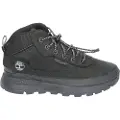 Timberland Timberlandtil drenge. TB0A2FAS0151 Field Trekker mid-top lædersko med snørebånd, sort (39), Fast, Blonder, Casual, børnetøj