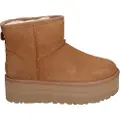 Ugg UGGtil kvinder. 1134991 Læderstøvler W Classic Mini brown (41), Brun, 3-5 cm, Ingen, Casual