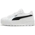 Puma Karmen II Leather Sneakers Women, Shoes, White/Black/Silver, 38