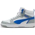 Puma Rebound Sneakers, Shoes, Cool Mid Gray/Vivid Blue/White, 37