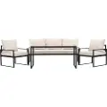 Venture Home - Catania Sofasæt - Sort - Loungemøbler - - Homeroom