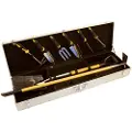 The Garden People Suitcase With Eight Stainless Steel And Fiber Værktøjer