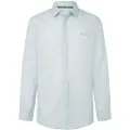 Pepe Jeans Pepe Jeanstil mænd. PM308774 Marcial blå skjorte (M), Casual, Bomuld, Lange ærmer