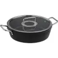 Fissler Lav kasserolle ADAMANT 28 cm, sort, aluminium, Fissler