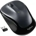 Logitech M325s - mouse - 2.4 GHz - dark grey - Mus - Optisk - 5 knapper - Grå