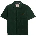 Superdry Superdrytil kvinder. W4010486A Country Club krøllet striktrøje grøn (S), Casual, Bomuld, Korte ærmer