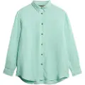 Superdry Casual Linen Boyfriend Skjorte Med Lange ærmer