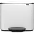 Brabantia Pedalspand BO 11 + 23 l, hvid, Brabantia