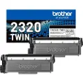 Brother Tn2320 Twin Blækpatron 2 Enheder
