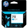 HP 711 / CZ130A Cyan Ink - Blækpatron Cyan