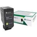 Lexmark CS827/CX827 toner gul (Return) 15k 73B20Y0 Modsvarer: N/A