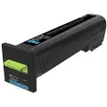 Lexmark Tonerkassette cyan, 8.000 sider 72K20C0 Modsvarer: N/A