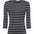 Tommy Hilfiger Tommy Hilfigertil kvinder. WW0WW40584 Navy slim t-shirt med V-hals (XL), Casual, Bomuld, Korte ærmer, Blå