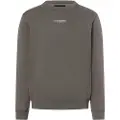 G-Star G-Startil mænd. D24914-C235-1260 Sweatshirt med logo midt på brystet, grå (L), Casual, Økologisk bomuld, Bæredygtig