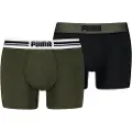 Puma Everyday Boxer Briefs (2-Pack) Men, Clothing, Forest, 4
