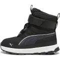 Puma Evolve Kids'Boots, Shoes, Black/Strongray/White, 28