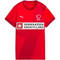 Puma Danish Handball Federation Home Jersey Women, Clothing, Red/Dark Cherry, M