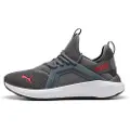 Puma Softride Enzo 5 Running Shoes, Shoes, Cool Dark Gray/Red/White, 45