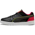 Puma Scuderia Ferrari HP RBD Game Low Sneakers, Shoes, Black/Rosso Corsa, 44.5