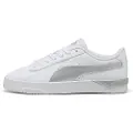 Puma Jada Classic Aqua Metallics Sneakers Women, Shoes, White/Peaceful Blue/Silver, 38