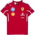 Puma Scuderia Ferrari HP 2025 Team Tee Youth, Clothing, Dark Cherry, 15-16Y