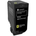 Lexmark Tonerkassette gul, 16.000 sider 84C2HY0 Modsvarer: N/A