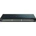 D-Link Dgs-1520-52 Netværksswitch Administreret L3 10g Ethernet (100/1000/10000) 1u Sort