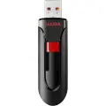 SanDisk Cruzer Glide 128gb Usb Type-a Sort, Rød