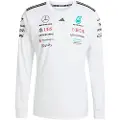 Adidas Mercedes Amg Petronas F1 Team T-shirt Med Lange ærmer