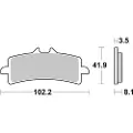 Brembo 07bb37rc Sintrede Bremseklodser