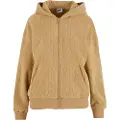 Urban Classics Jacquard Velvet Oversized Sweatshirt Med Lynlås
