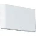 QAZQA Væglampe hvid 17,5 cm inkl. LED IP65 - Batt
