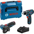 Bosch Gsr 12v-15 Gws12v-76 2x2.0ah Gal12v-40 Elektrisk Skruetrækker