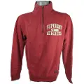 Superdry Superdrytil mænd. M2013983A Vintage sportsjakke med halv lynlås rød (XL), Casual, Bomuld