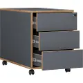 VCM - Mobil sokkel Salia 3 skuffer T 70 - Flerfarvet - Hylder & opbevaring - - Homeroom