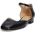 Ralph Lauren Lauren Ralph Laurentil kvinder. 802961793001 Emellie læder sandaler sort (40), Fast, 1-3 cm, Spænder, Casual, Party, Klassisk