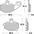 Brembo 07ka1617 Organiske Bremseklodser