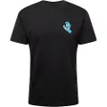 Santa Cruz Screaming Hand Chest T-shirt sort